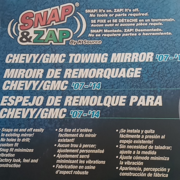 Removable towing mirrors - Picture 7 of 7